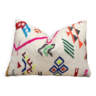 Coussin Azilal / authentic beni ourain cushion cover / boho pillow cover / boho pattern