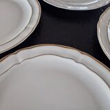 Bernardaud in Limoges - Series of 6 flat plates - Louis XV model