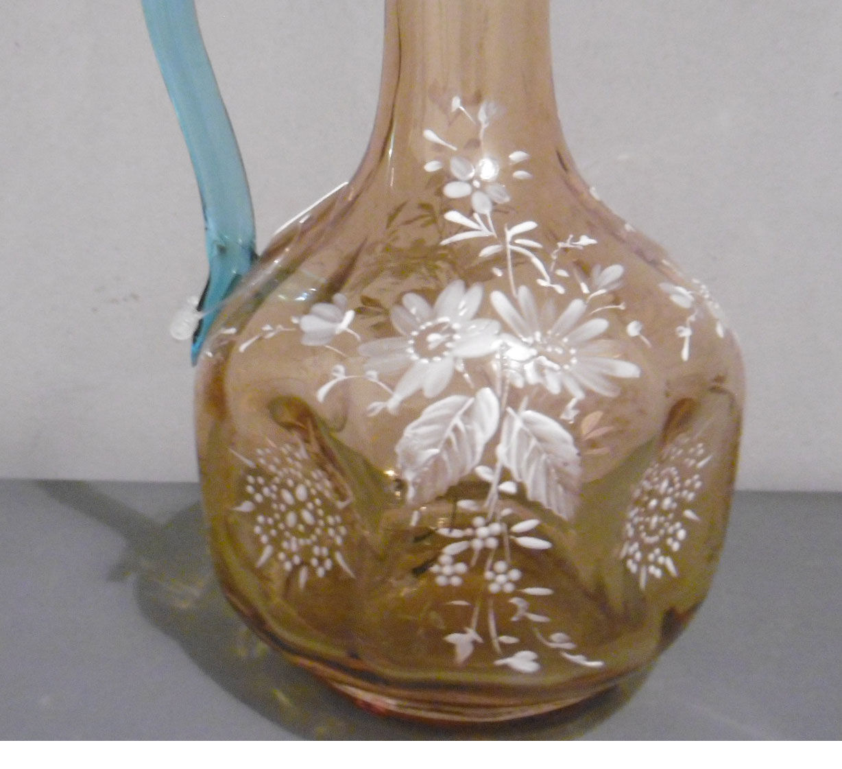 Service a liqueur carafe et verres verre emailé