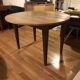 Vintage folding table in solid oak