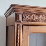 Antique Parisian glass cabinet - bonnet-maker type