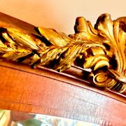 Rare antique buffet with marble, bronze, and marquetry in the Louis XVI style.