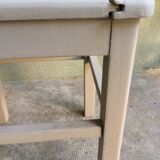 Wooden workshop stool