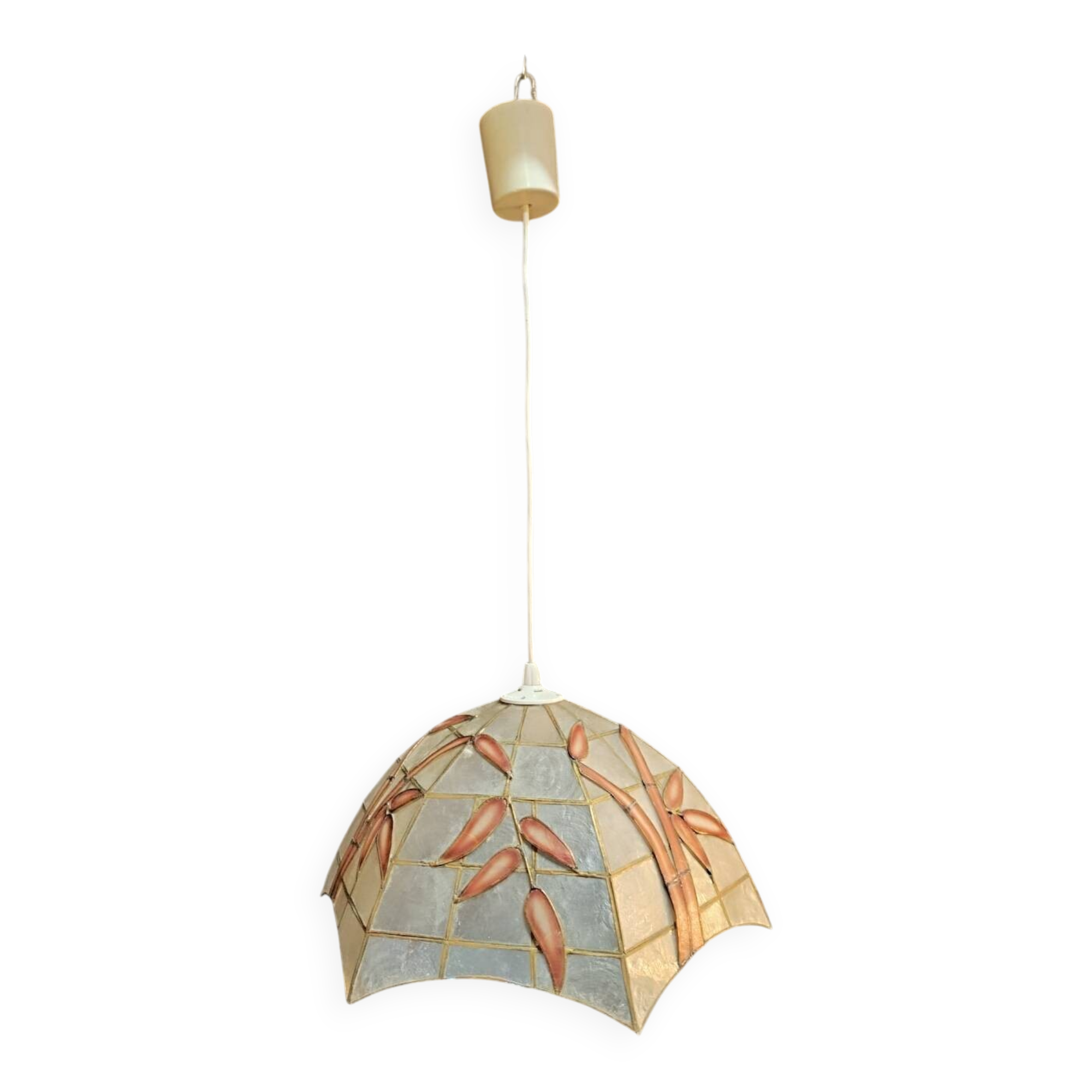 Lustre abat jour en nacre