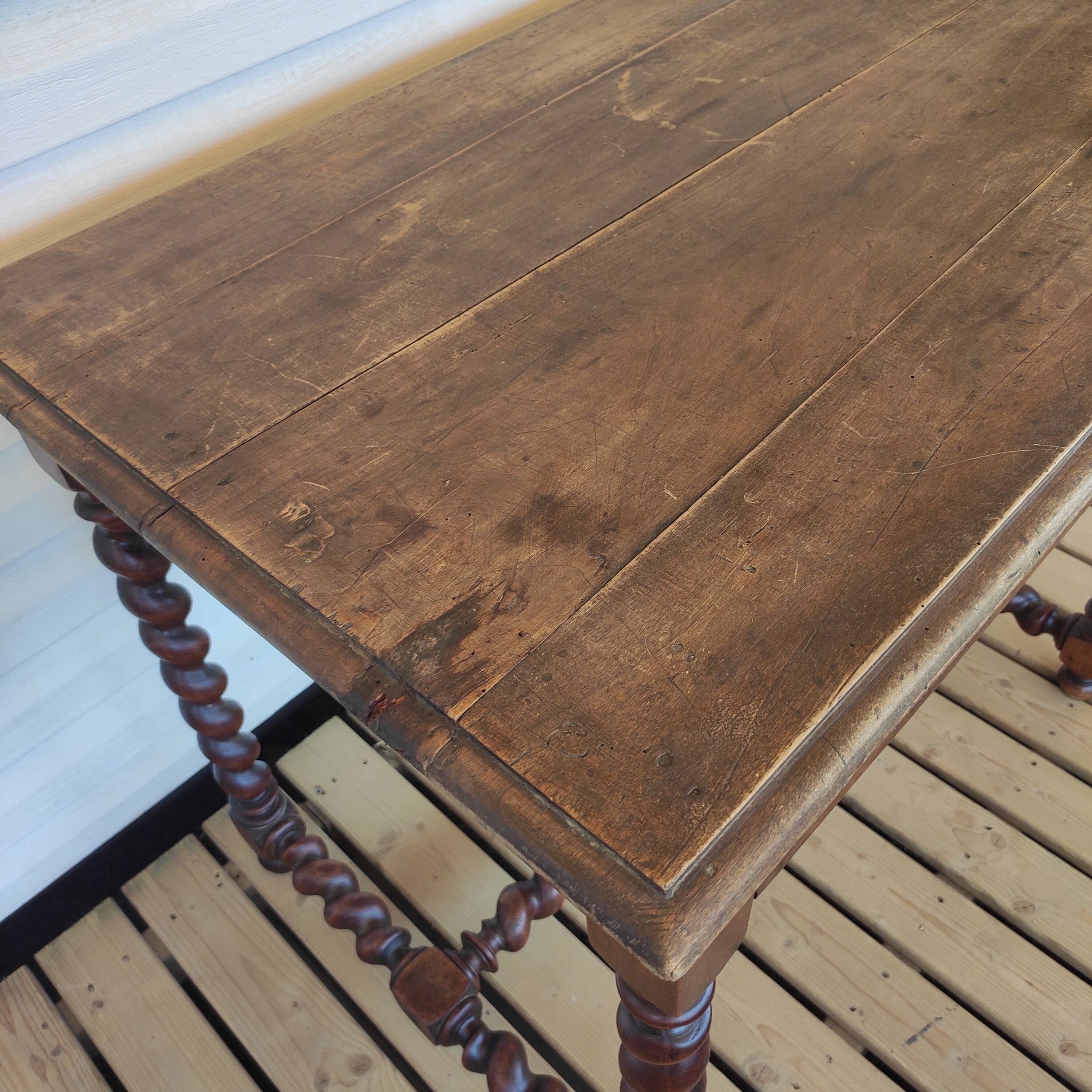 Old office table Louis XIII style