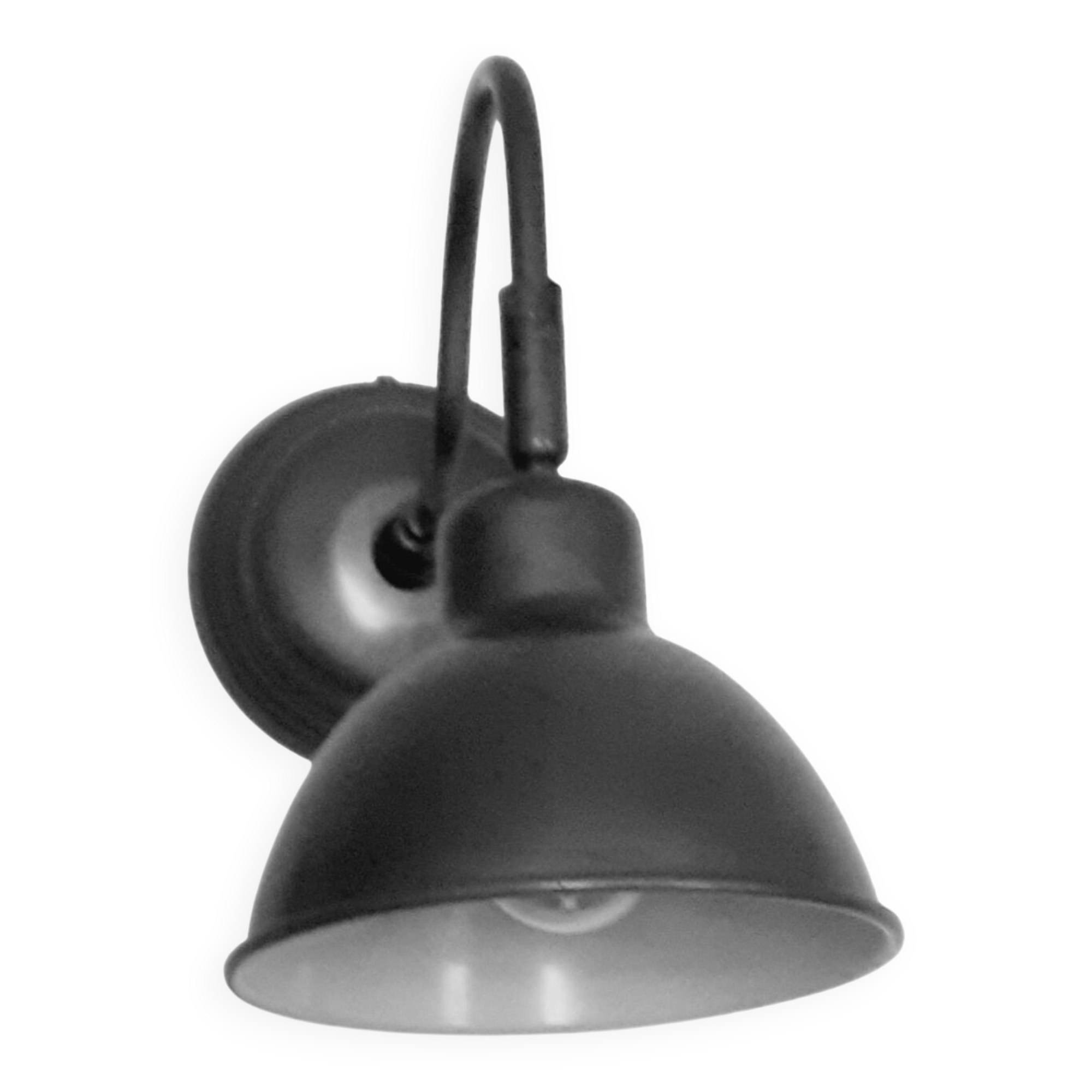 Metal wall lamp in industrial style