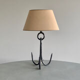 Lampe de table vintage en fer forgé