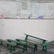 Benches of guinguettes, lot of 5