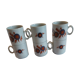 6 vintage winterling bavaria porcelain cups
