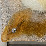 Pair of vintage Murano glass wall lights, Italian work, 70s