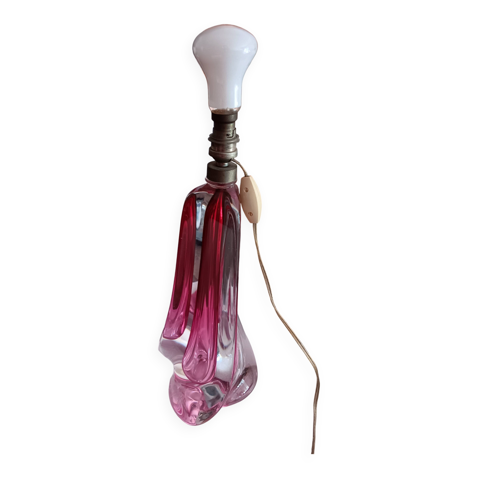 LAMP BASE 1950/1960 CRYSTAL VAL ST LAMBERT