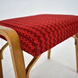 1960s Ludvik Volak beech stools by Drevopodnik Holesov, Czechoslovakia