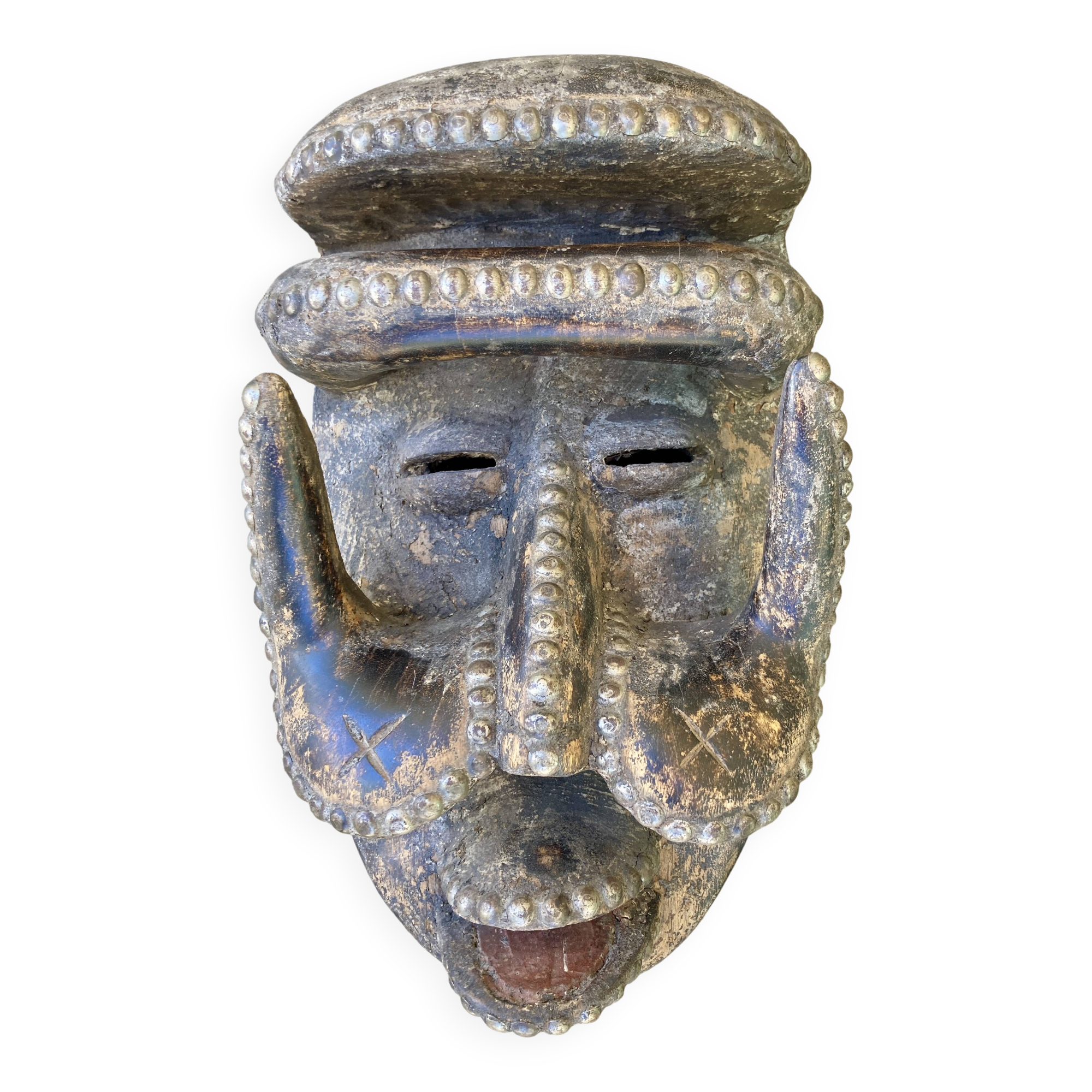 African mask - large mustache