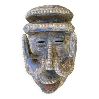 Masque africain - grande moustache