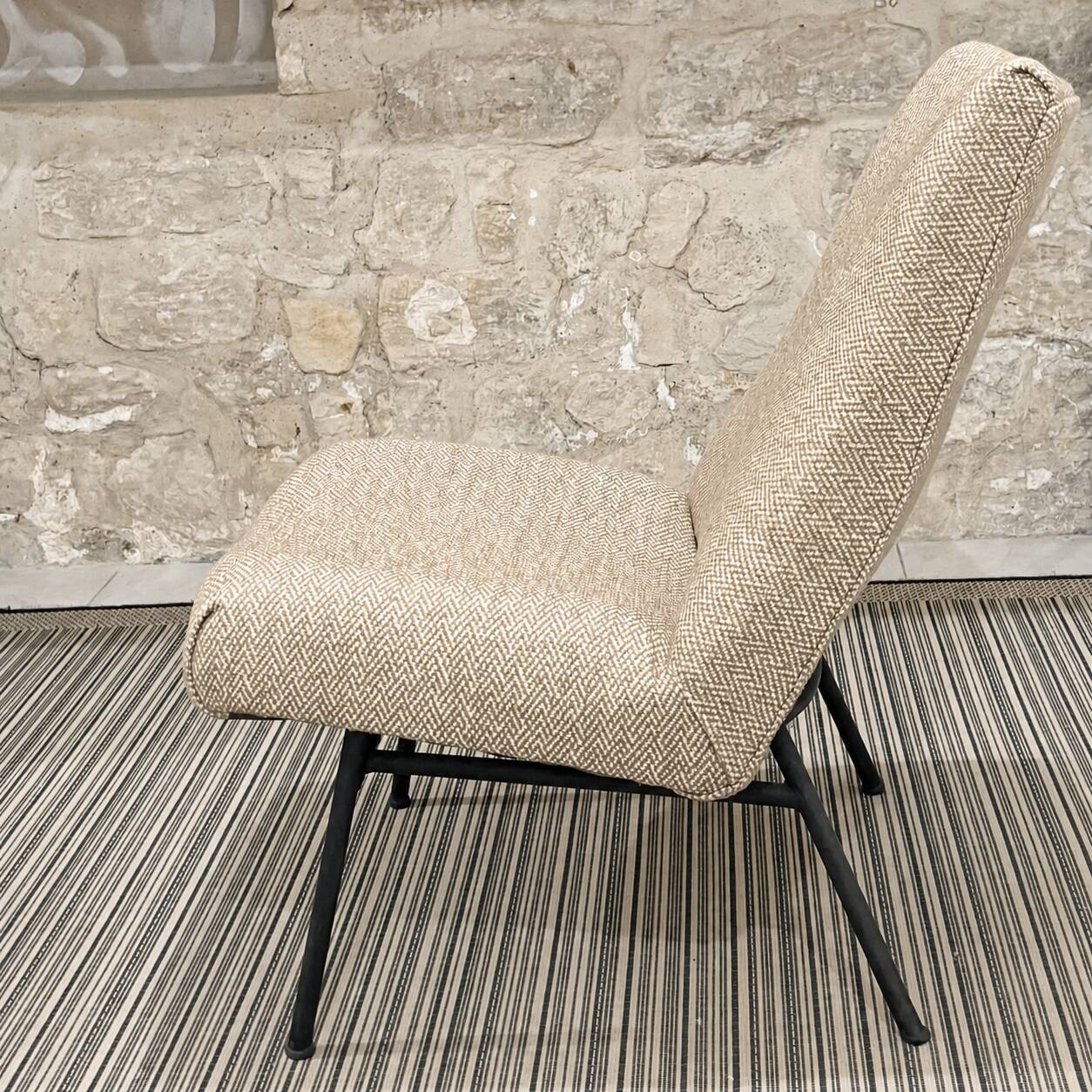 Pierre Guariche's armchairs for Steiner reupholstered.