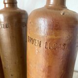 Bouteilles en grès anciennes Erven Lucas Bols Het Lootsje Amsterdam