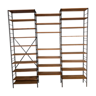Bookcase, Modular shelf string with 4 sides