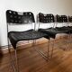 Set of 4 Black Omstak Chairs by Rodney Kinsman for Bieffeplast