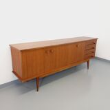 Vintage Scandinavian style teak row from the 60s