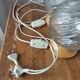 Pair of vintage globe lamps from the 1990s