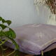 Coussin berbère violet Vintage en soie de cactus