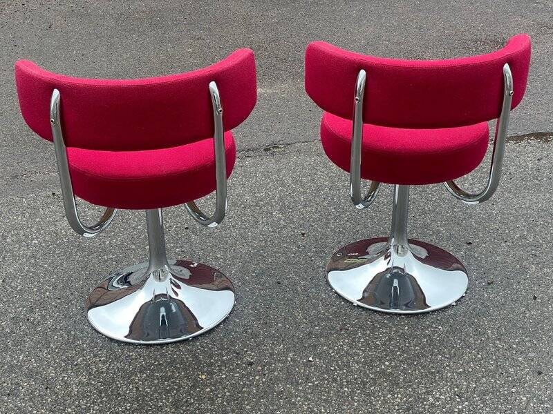 Set of modernist swivel chairs attributed to Börje Johanson for Johanson Design, 1976