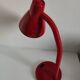Flexible desk lamp red workshop articulated vintage brand Massive
