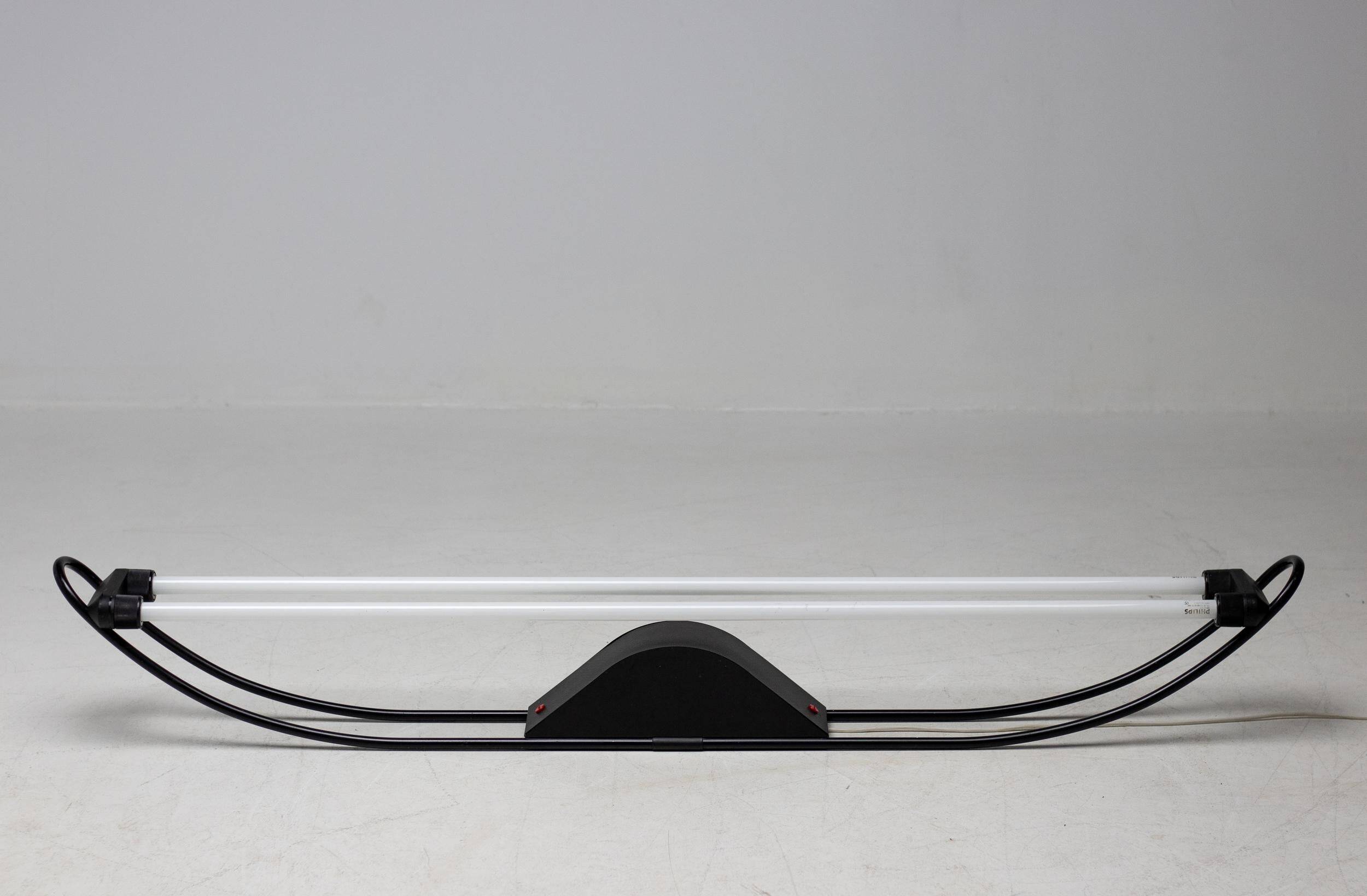 Floor lamp or fluorescent wall light from the 1980s by Gian Nicola Gigante for Zerbetto.