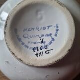 Earthenware bowl Henriot Quimper