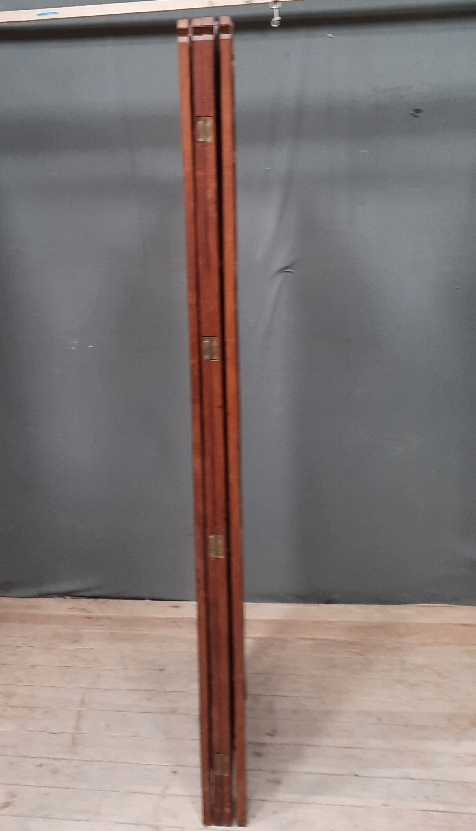 Asian screen in cut-out wood
