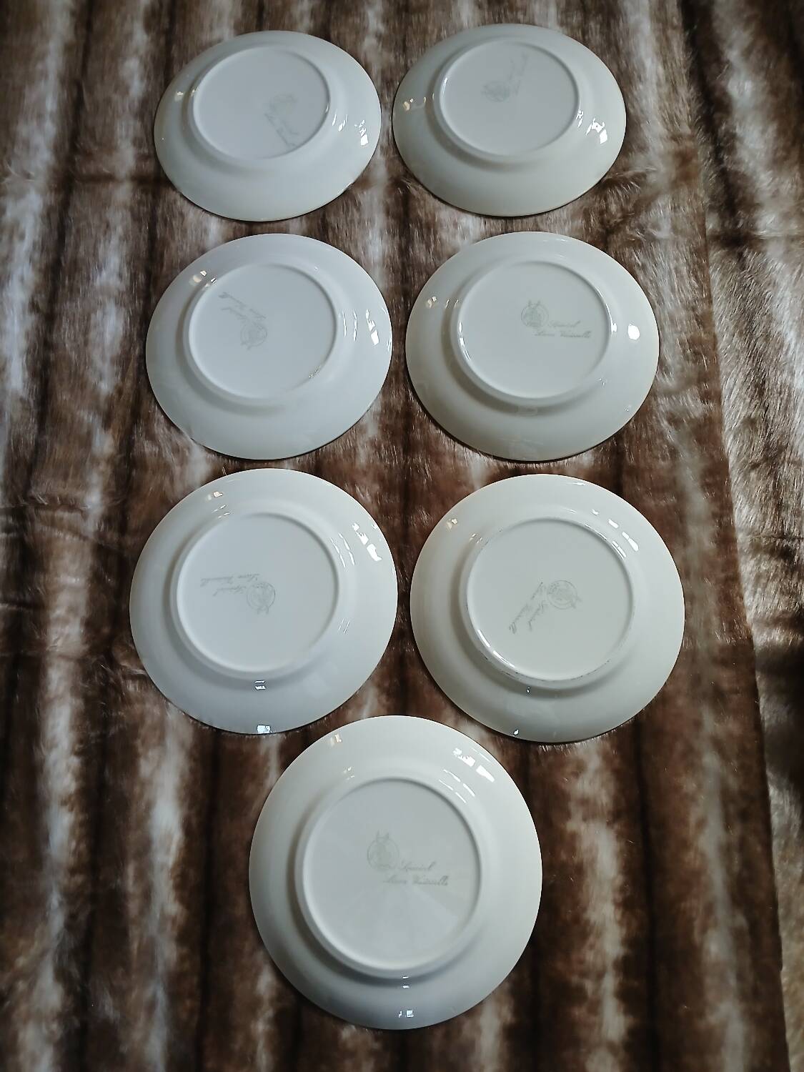 Vintage tableware set Moulin des Loups
