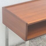 Hi-fi furniture, sideboard, extra on casters, vintage teak 1960