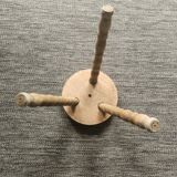 Wooden tripod stool