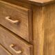 Commode pieds compas vintage 1960 bois clair