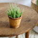 Rustic wooden side table, vintage