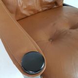 Fauteuil danois cuir daim
