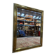 Miroir de bistro en laiton 1900