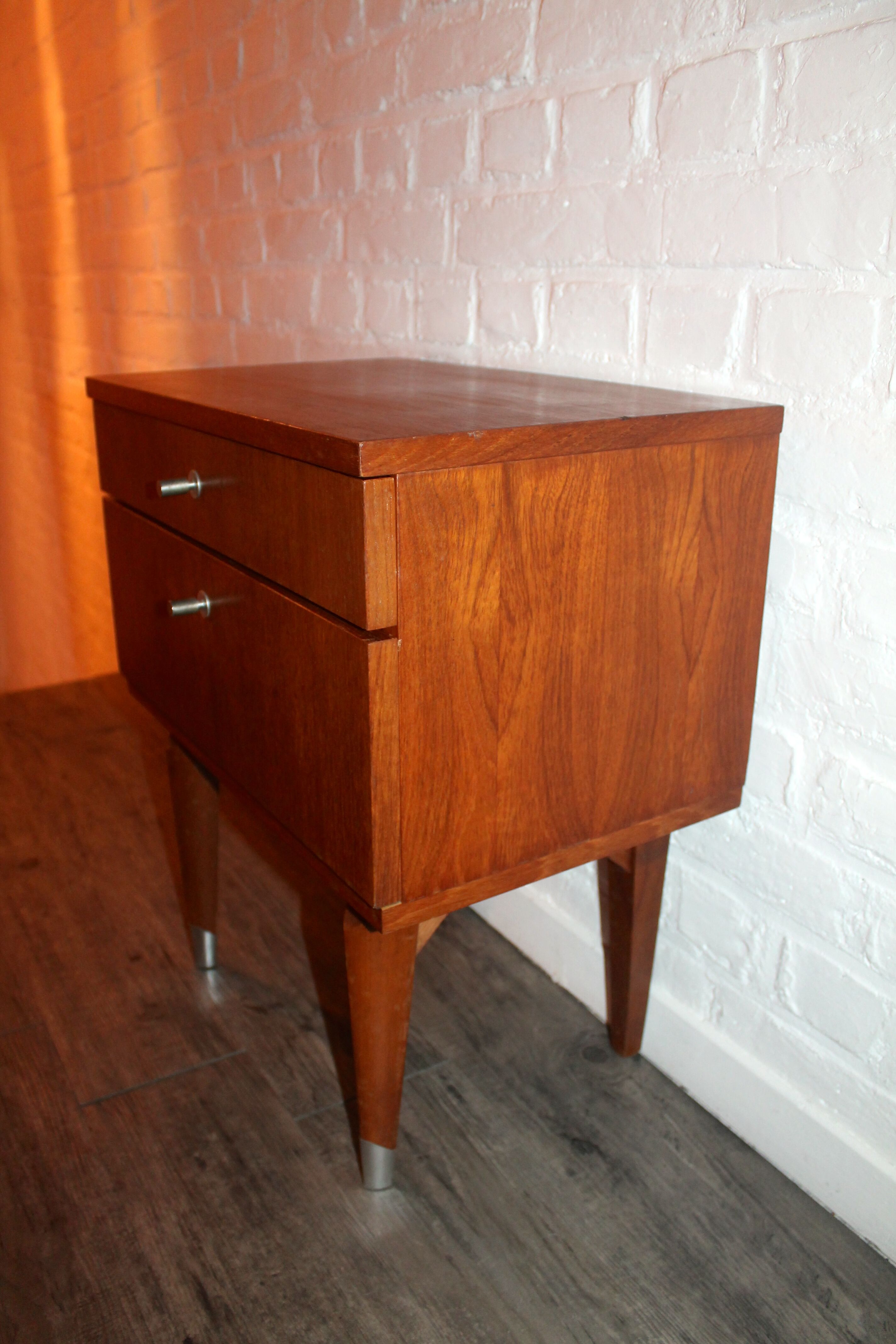 Old Vintage 60's bedside