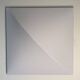 Square wall light with white fabric diffuser, Italy 70s