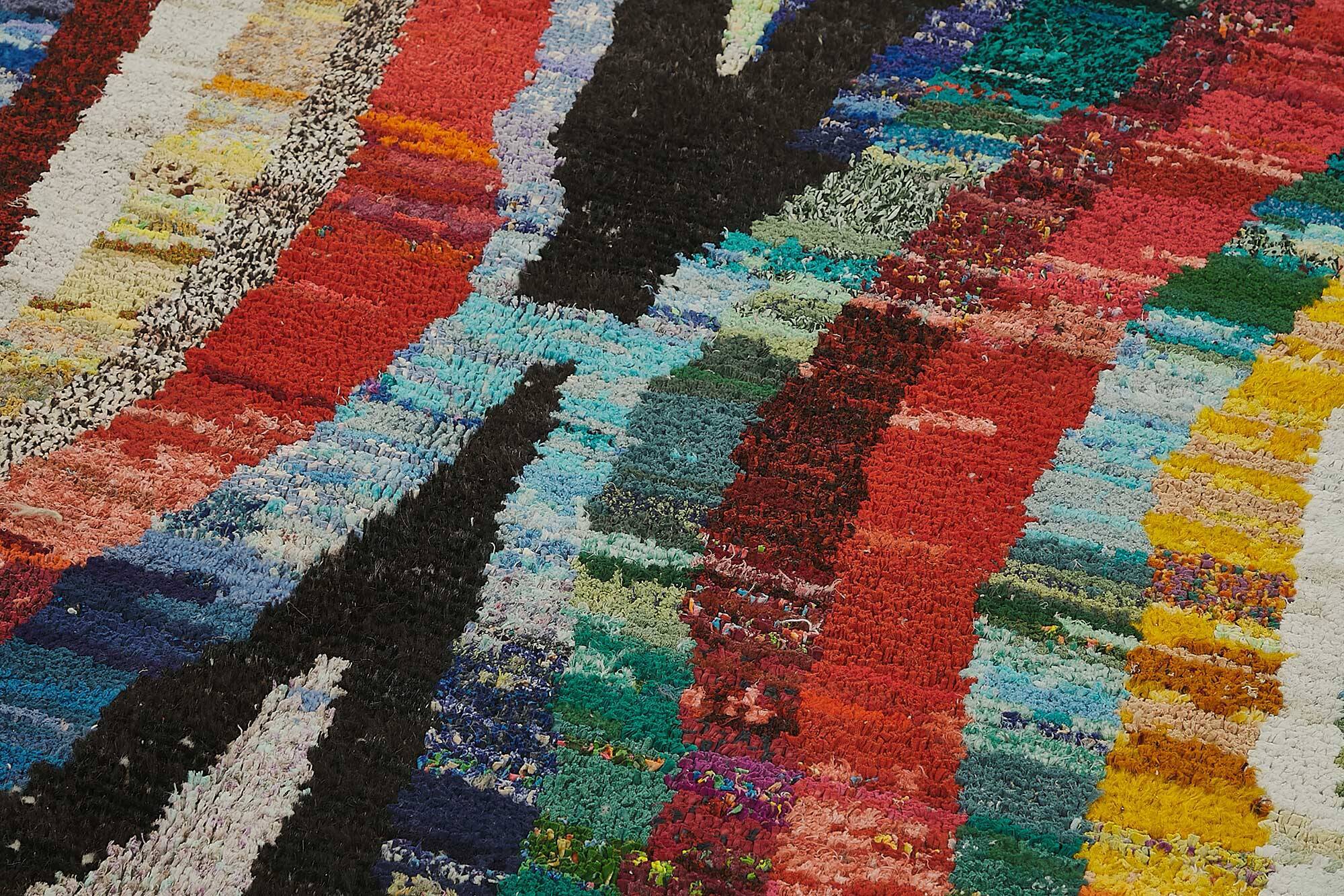 Handwoven Turkish Recycled Boho Rug 210 cm x 315 cm