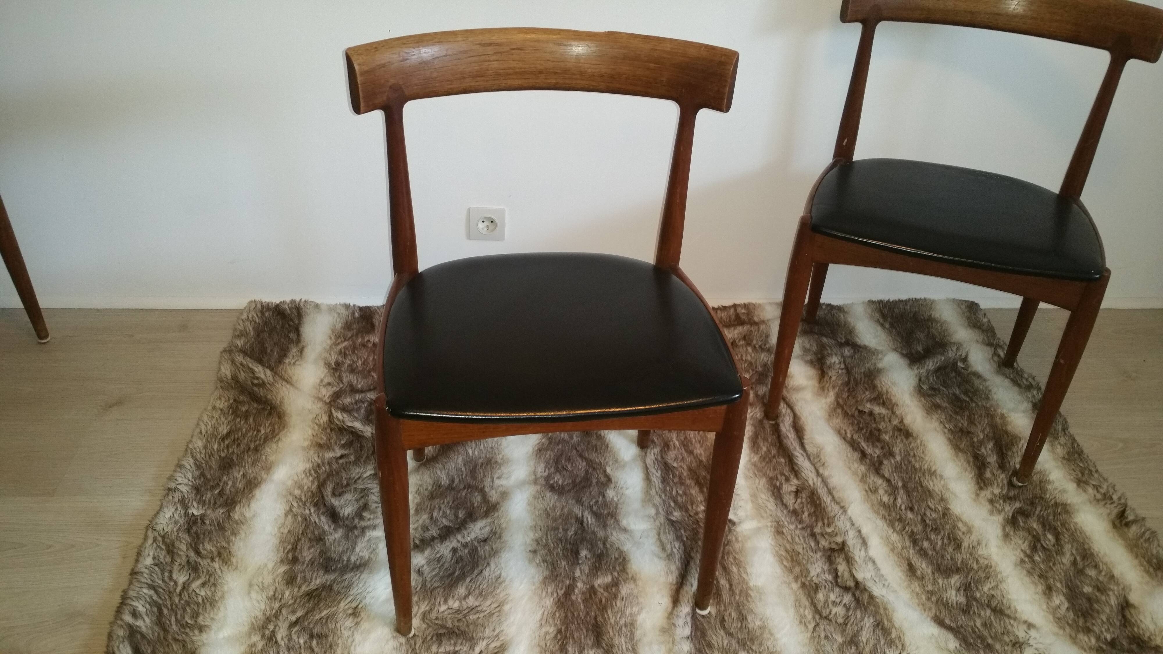 Set of 4 lounge chairs by Johannes Andersen for Denmark, 1960 s