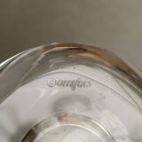 Vintage Swedish glass candlestick from Orrefors