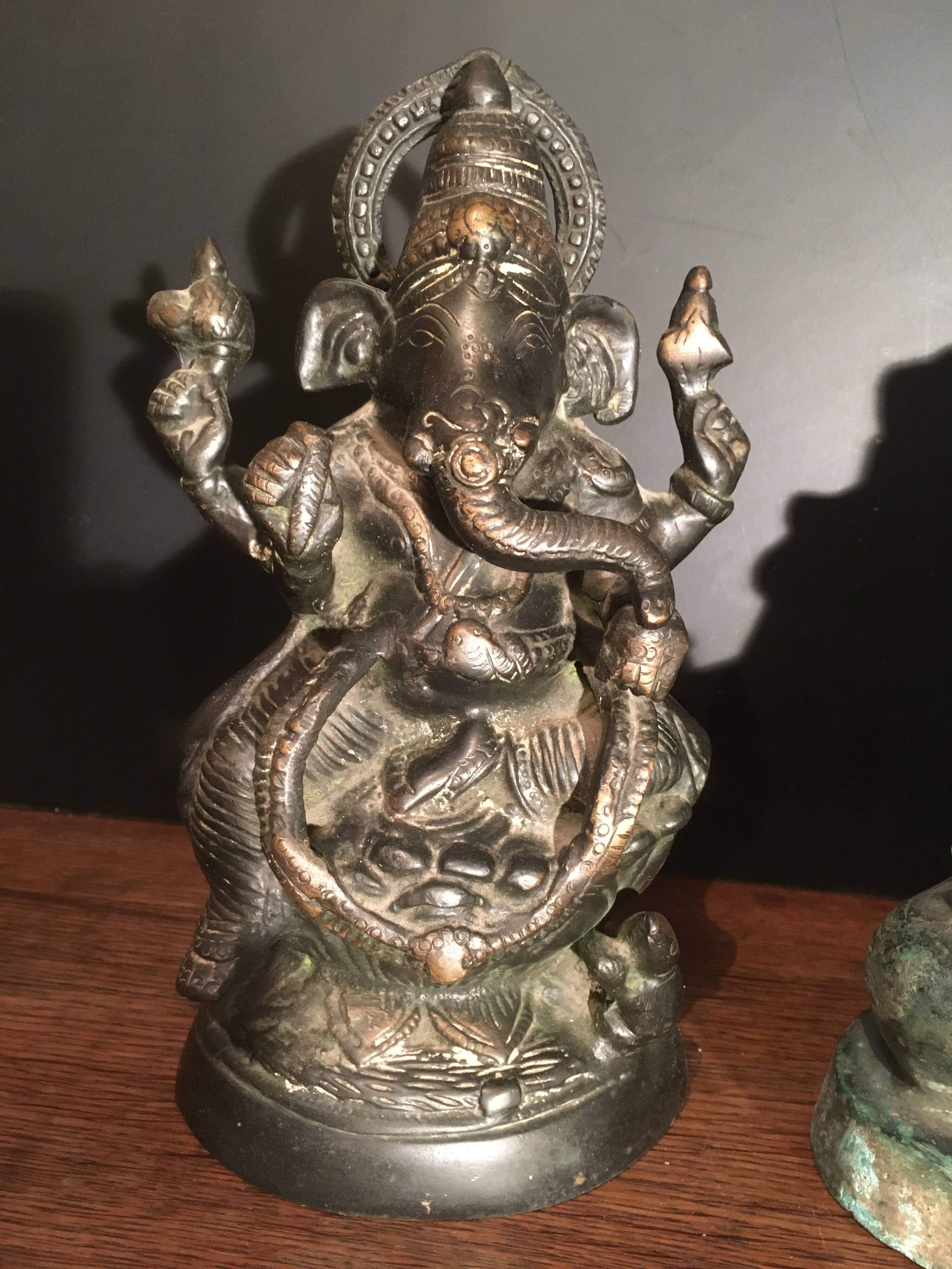 Bronze Ganesh statue, India