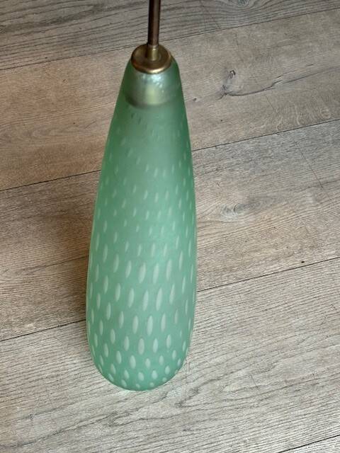 Seguso Vetri D'arte Murano glass pendant light - Italy, 1950s