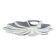 Sea shell serving dish, stainless steel, Danish design, 1970s, made in Denm