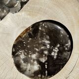 Dish in petrified wood