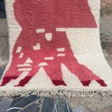 Traditional handmade Berber rug, size 100 x 200 cm