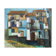 Tableau "Vieilles Maisons" HSP Castro Urdiales Espagne Milieu XX°