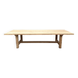 Grande table d’office Début XXème en chêne massif