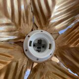 Ceiling lamp or golden flower sconce